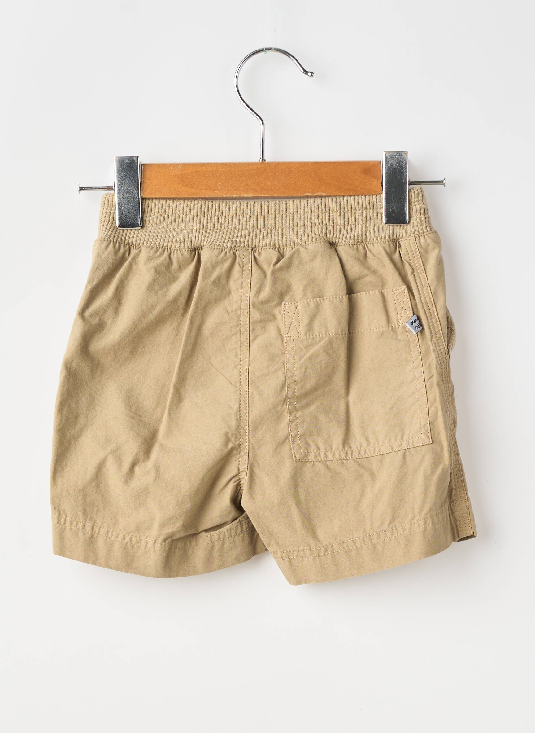 Short fermeture liens à nouer taille élastique vert PETIT BATEAU fille