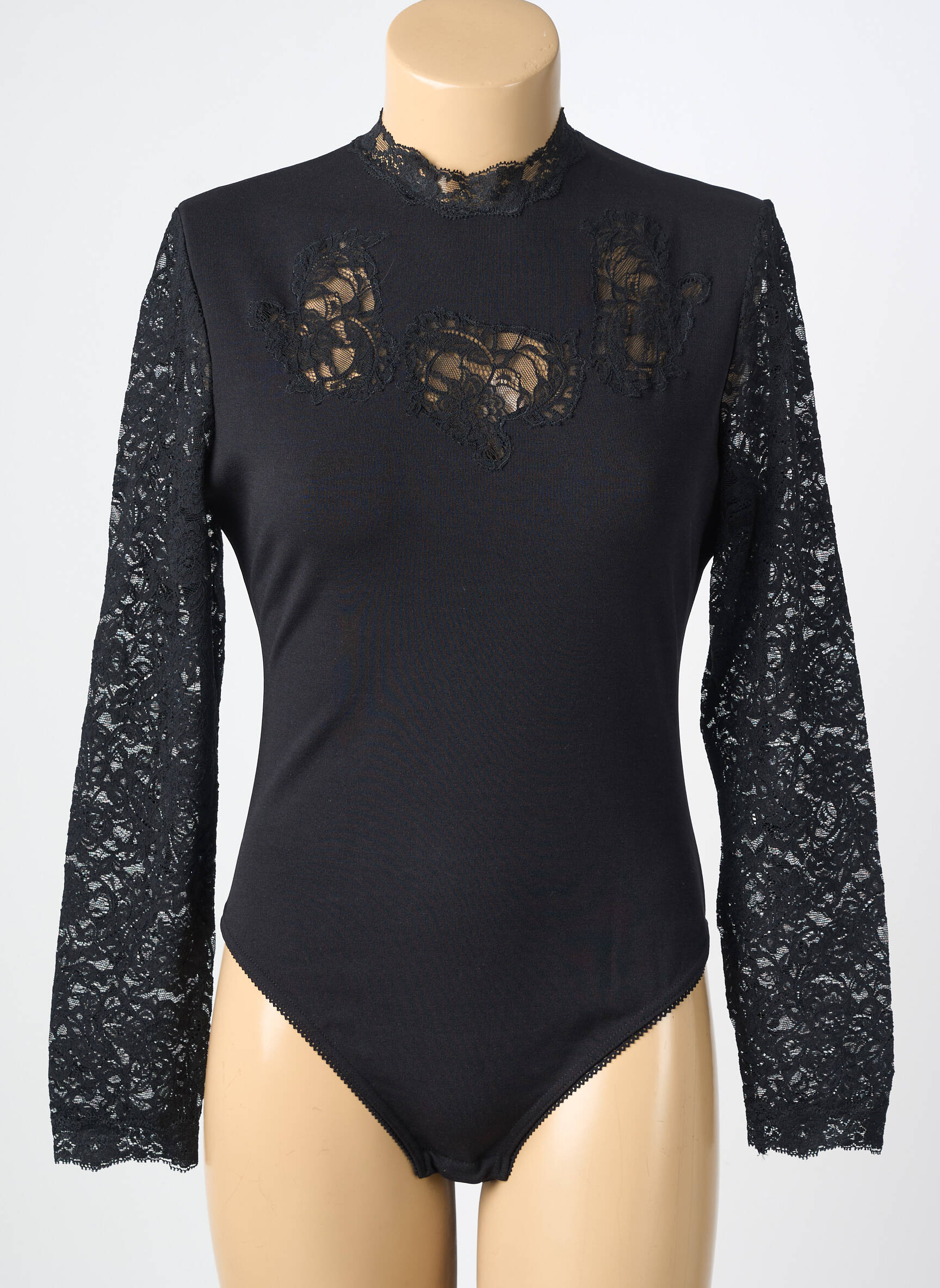 Body lingerie stretch noir ANNE DARCEY femme