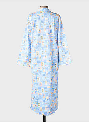 Robe de chambre fermeture boutonnée sur le devant bleu PRIVILEGE femme
