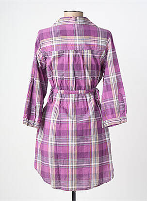 Robe courte manches longues manches longues violet KALAI femme