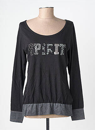 T-shirt manches longues manches longues noir KALAI femme