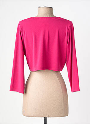 Boléro manches longues rose TELMAIL femme