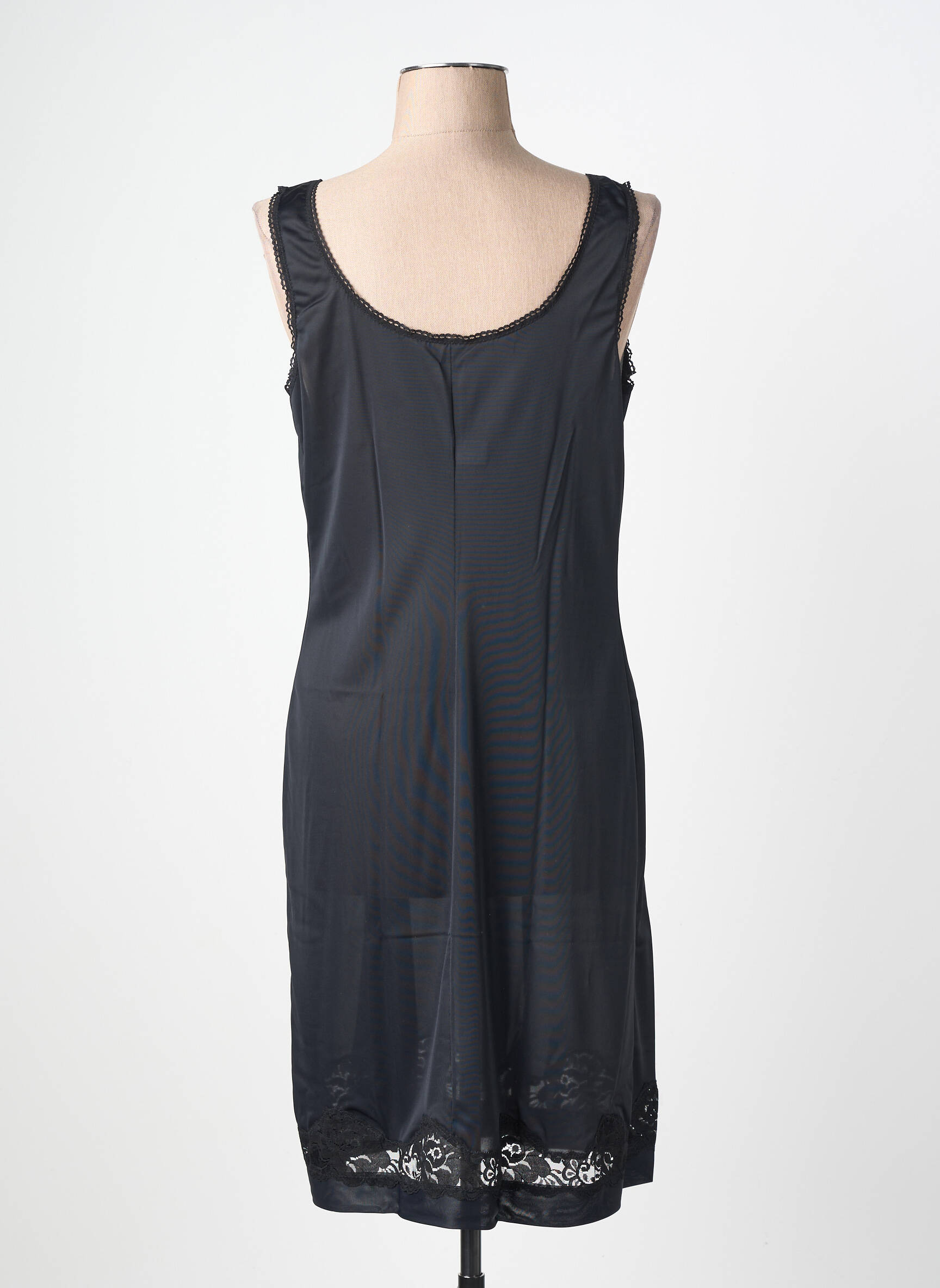 Jupon /fond de robe noir ÉLIANE femme