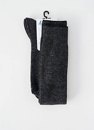 Chaussettes stretch noir PERRIN homme
