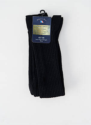 Chaussettes stretch noir PERRIN homme