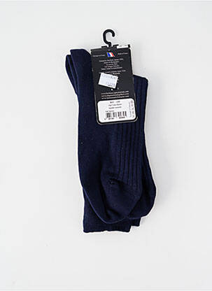 Chaussettes stretch bleu PERRIN homme