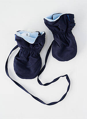 Gants doublure textile bleu PERRIN garçon