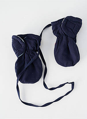 Gants doublure textile bleu PERRIN garçon