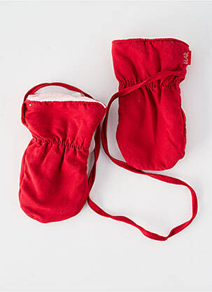Gants doublure textile rouge PERRIN garçon