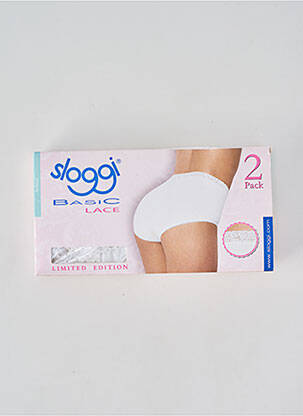 Culotte stretch blanc SLOGGI femme