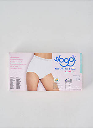 Culotte stretch blanc SLOGGI femme