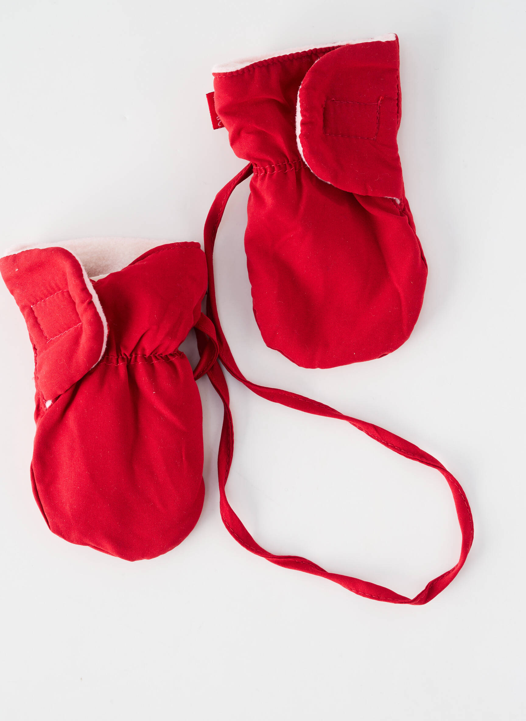 Gants doublure textile rouge PERRIN garçon