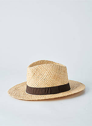 Chapeau bande anti-transpiration marron COUSTILLERES homme