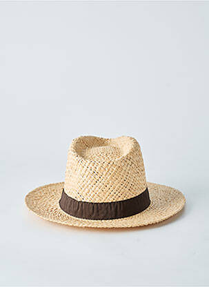 Chapeau bande anti-transpiration marron COUSTILLERES homme