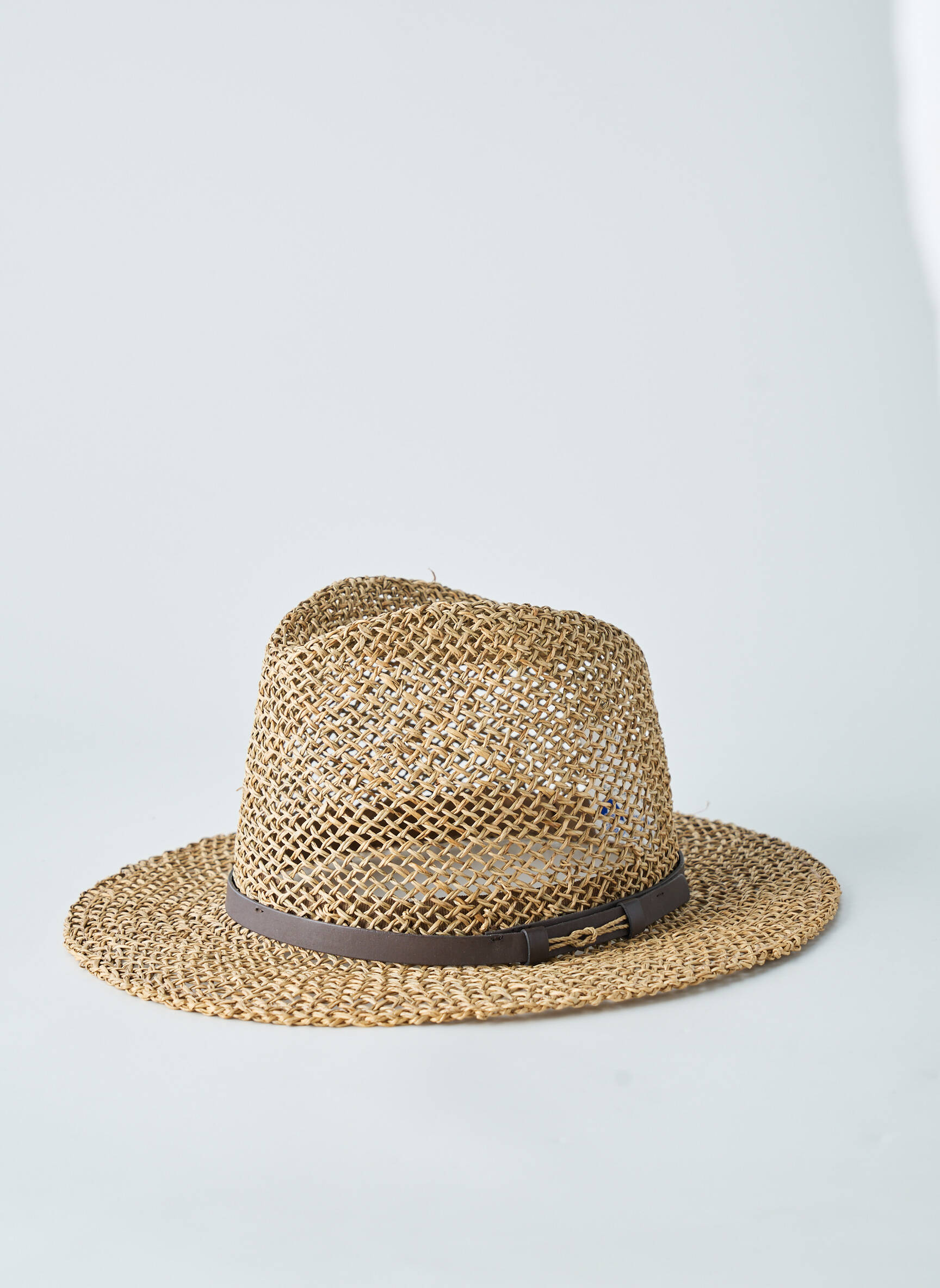 Chapeau forme chapeau paille beige COUSTILLERES femme