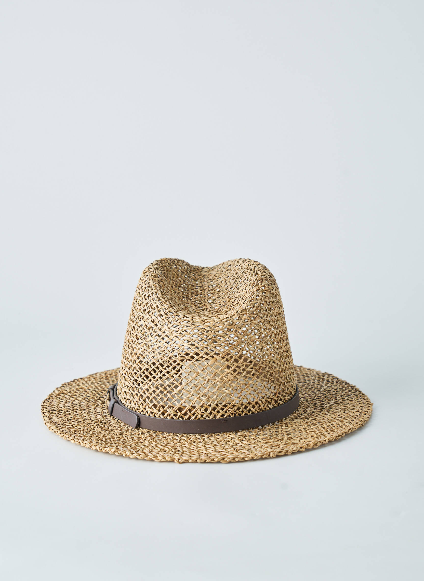 Chapeau forme chapeau paille beige COUSTILLERES femme