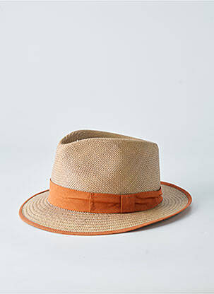 Chapeau bande anti-transpiration orange EDEN HAT homme