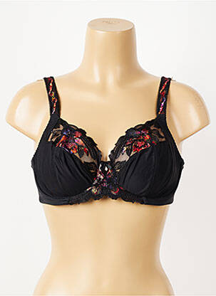 Soutien-gorge effet matière satinée haut soutien-gorge emboitant noir FANTASIE femme