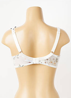 Soutien-gorge effet matière satinée haut soutien-gorge emboitant blanc FANTASIE femme