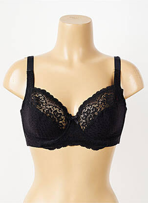 Soutien-gorge légère et transparente haut soutien-gorge emboitant noir PIEGE femme