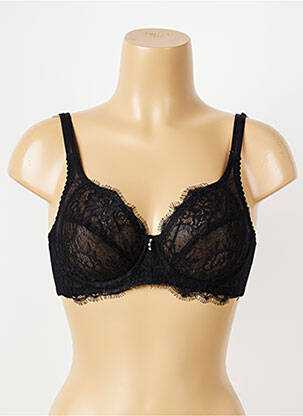 Soutien-gorge légère et transparente haut soutien-gorge emboitant noir PIEGE femme