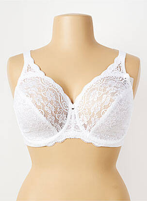 Soutien-gorge légère et transparente haut soutien-gorge emboitant blanc TRIUMPH femme