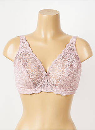 Soutien-gorge légère et transparente haut soutien-gorge emboitant rose TRIUMPH femme