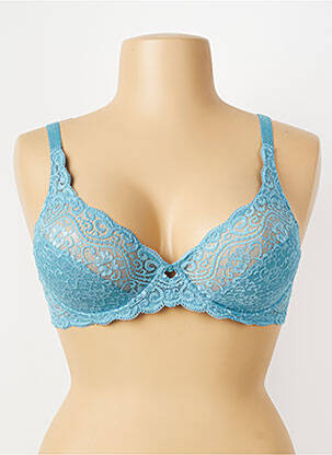 Soutien-gorge légère et transparente haut soutien-gorge emboitant bleu TRIUMPH femme