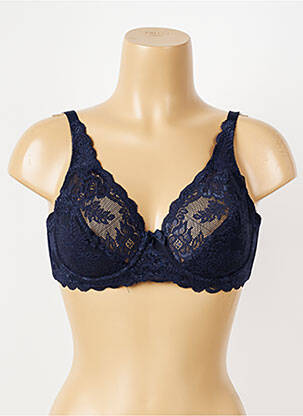 Soutien-gorge légère et transparente haut soutien-gorge emboitant bleu PIEGE femme