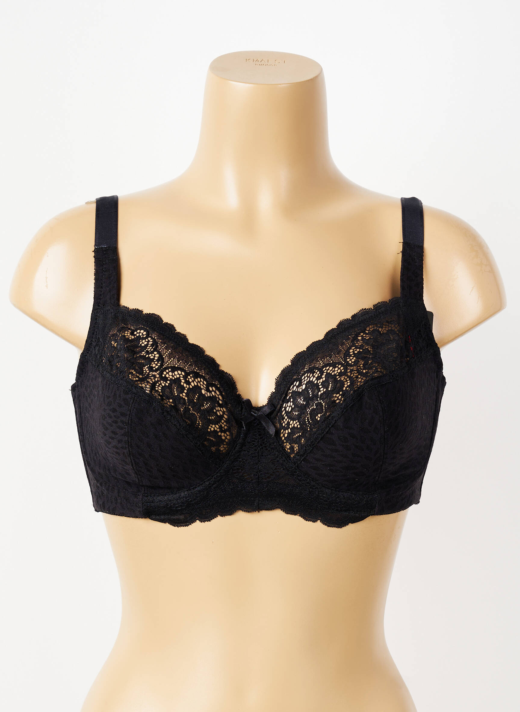 Soutien-gorge légère et transparente haut soutien-gorge emboitant noir PIEGE femme