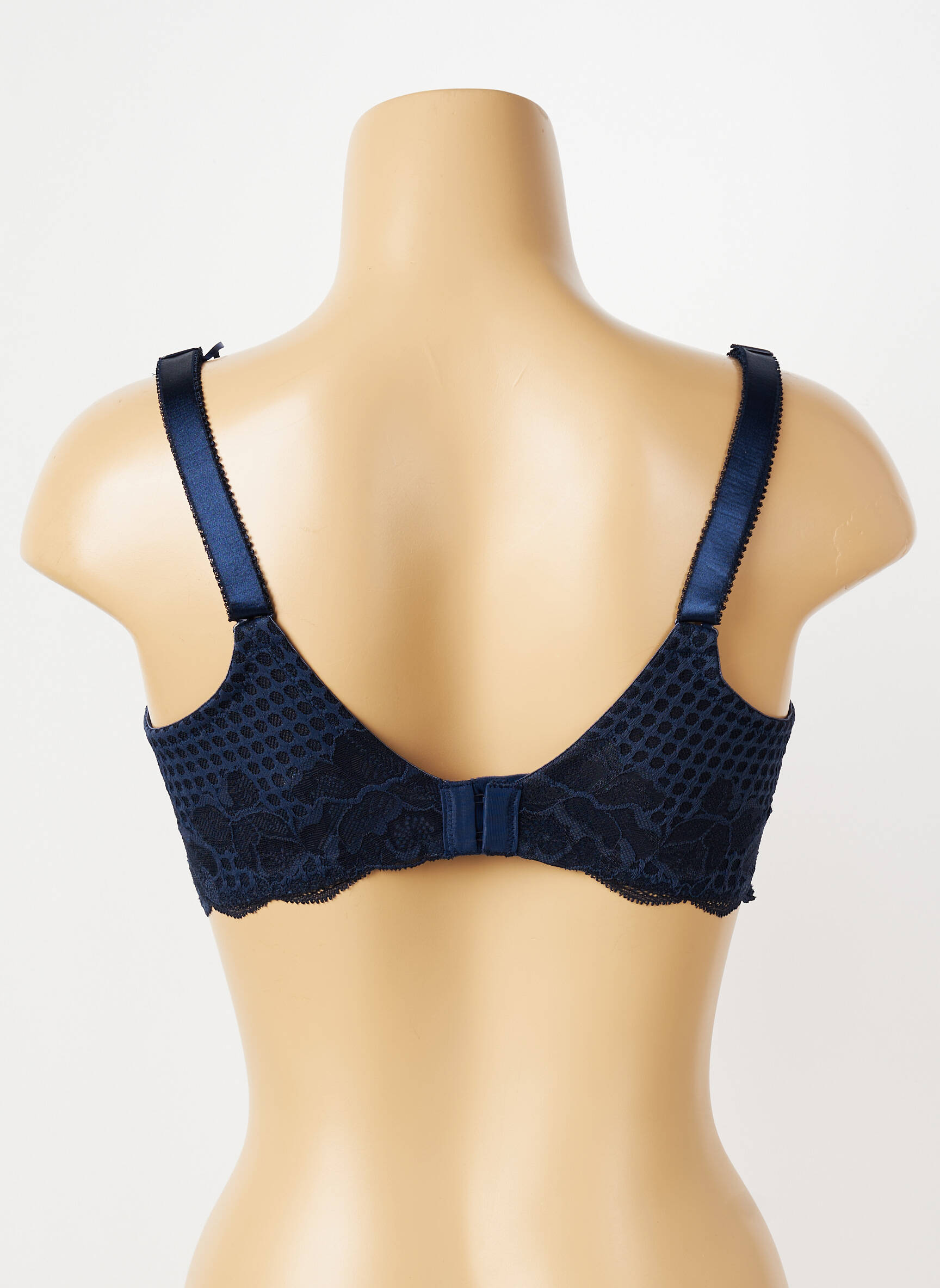 Soutien-gorge effet matière satinée haut soutien-gorge emboitant bleu FANTASIE femme