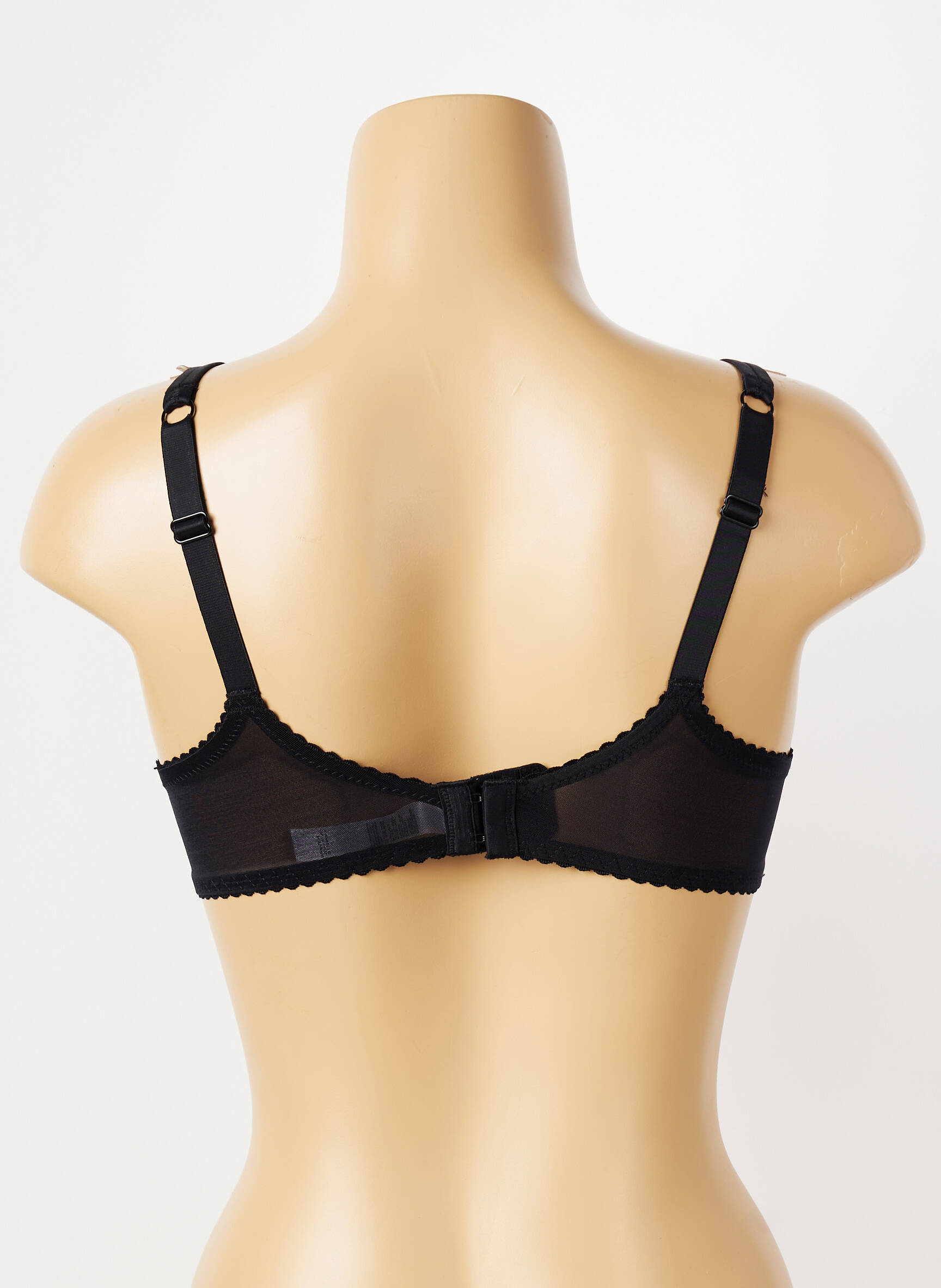 Soutien-gorge sans armature haut soutien-gorge emboitant noir PIEGE femme