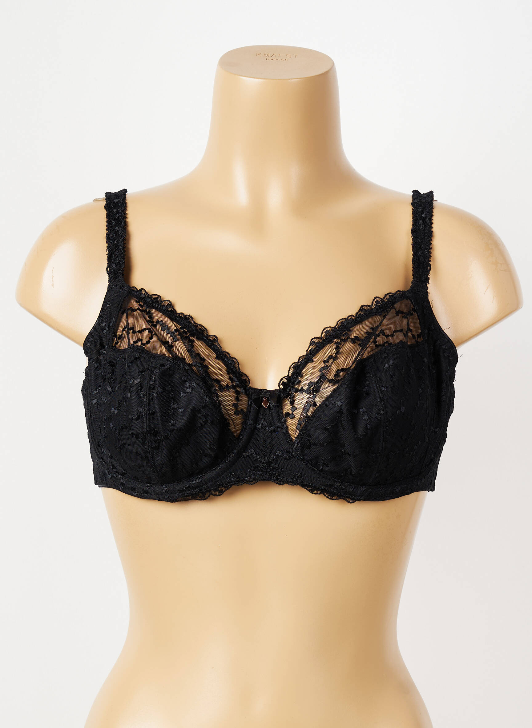 Soutien-gorge légère et transparente haut soutien-gorge emboitant noir FANTASIE femme