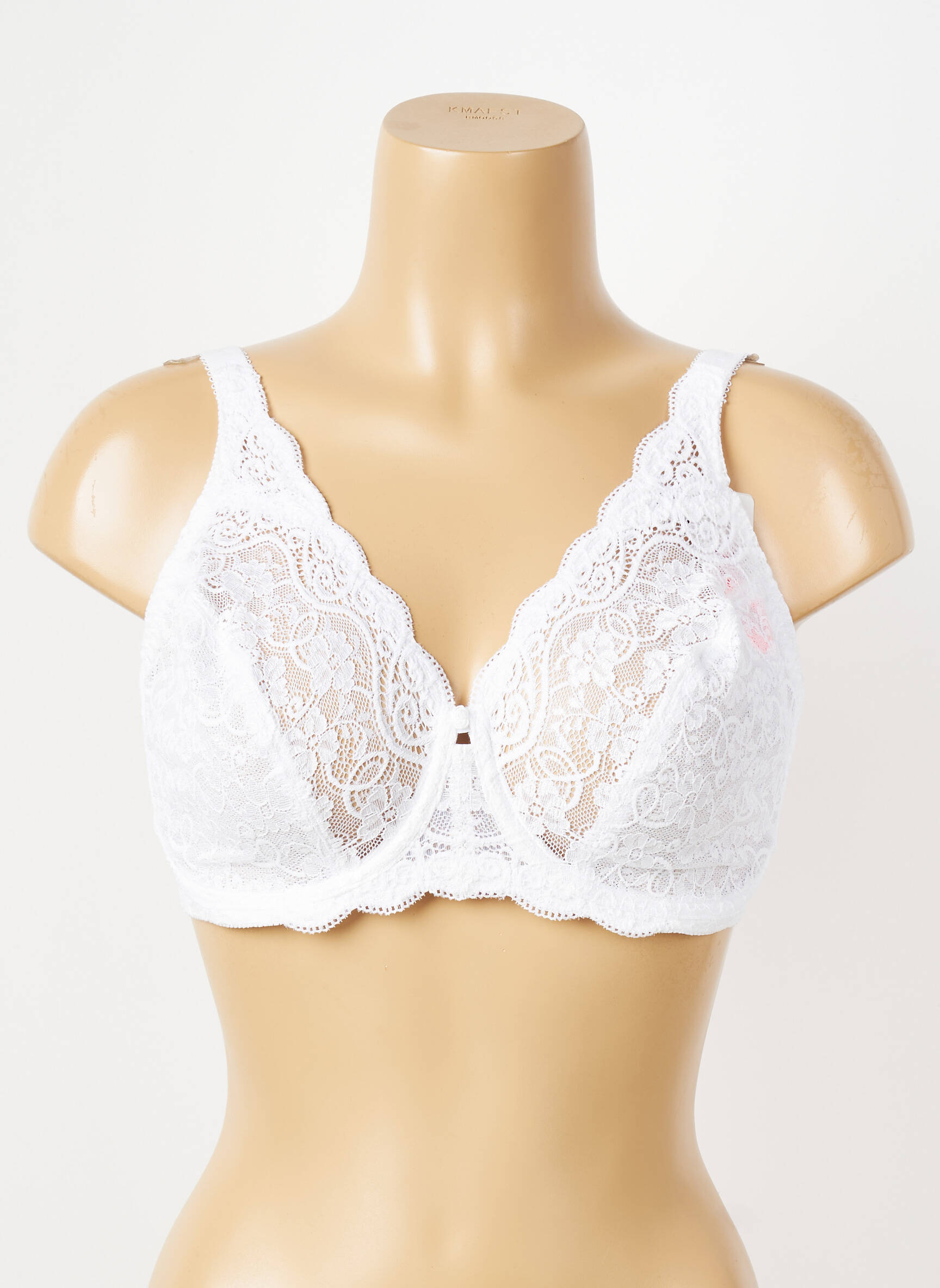 Soutien-gorge légère et transparente haut soutien-gorge emboitant blanc TRIUMPH femme