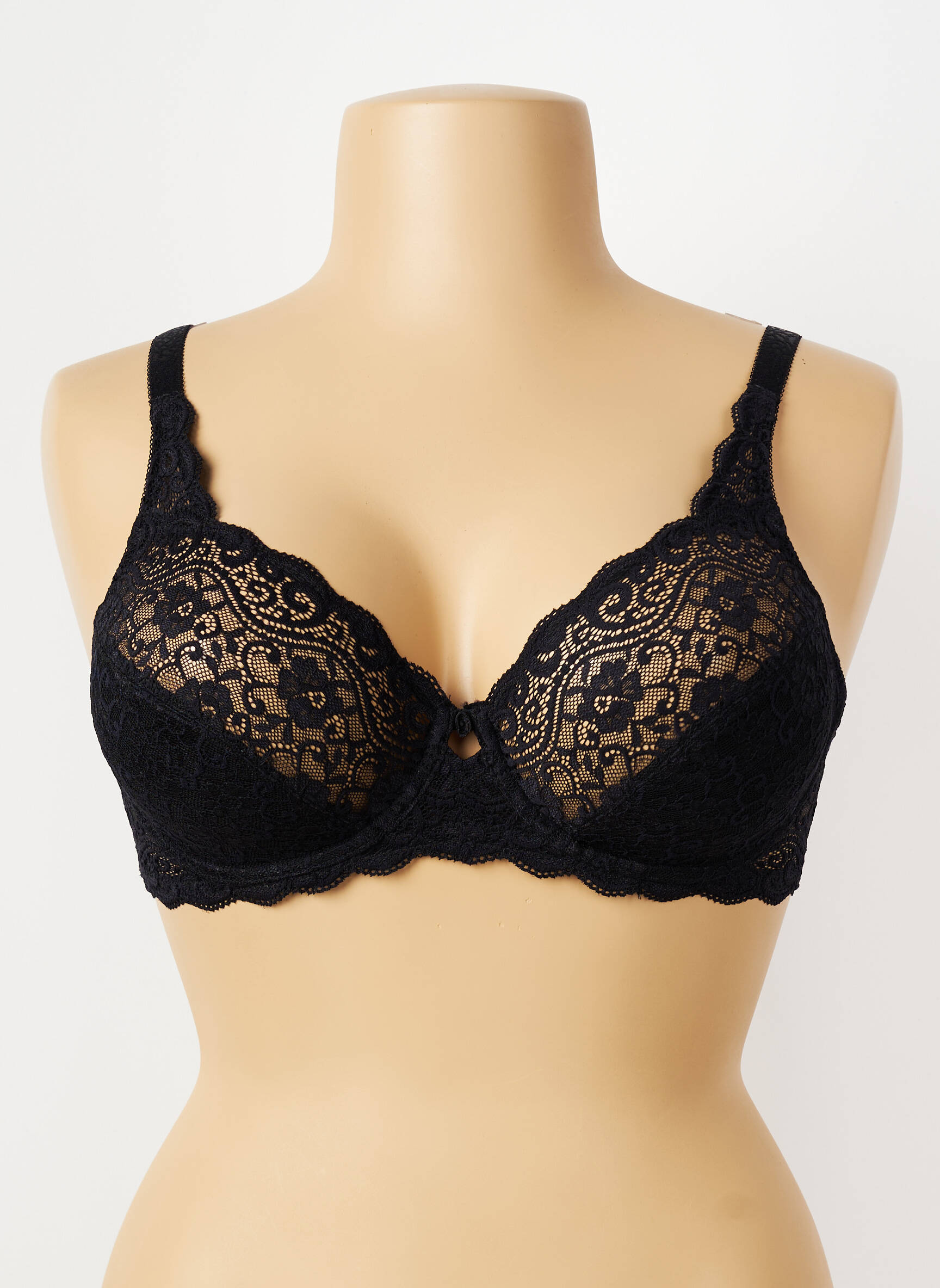 Soutien-gorge légère et transparente haut soutien-gorge emboitant noir TRIUMPH femme