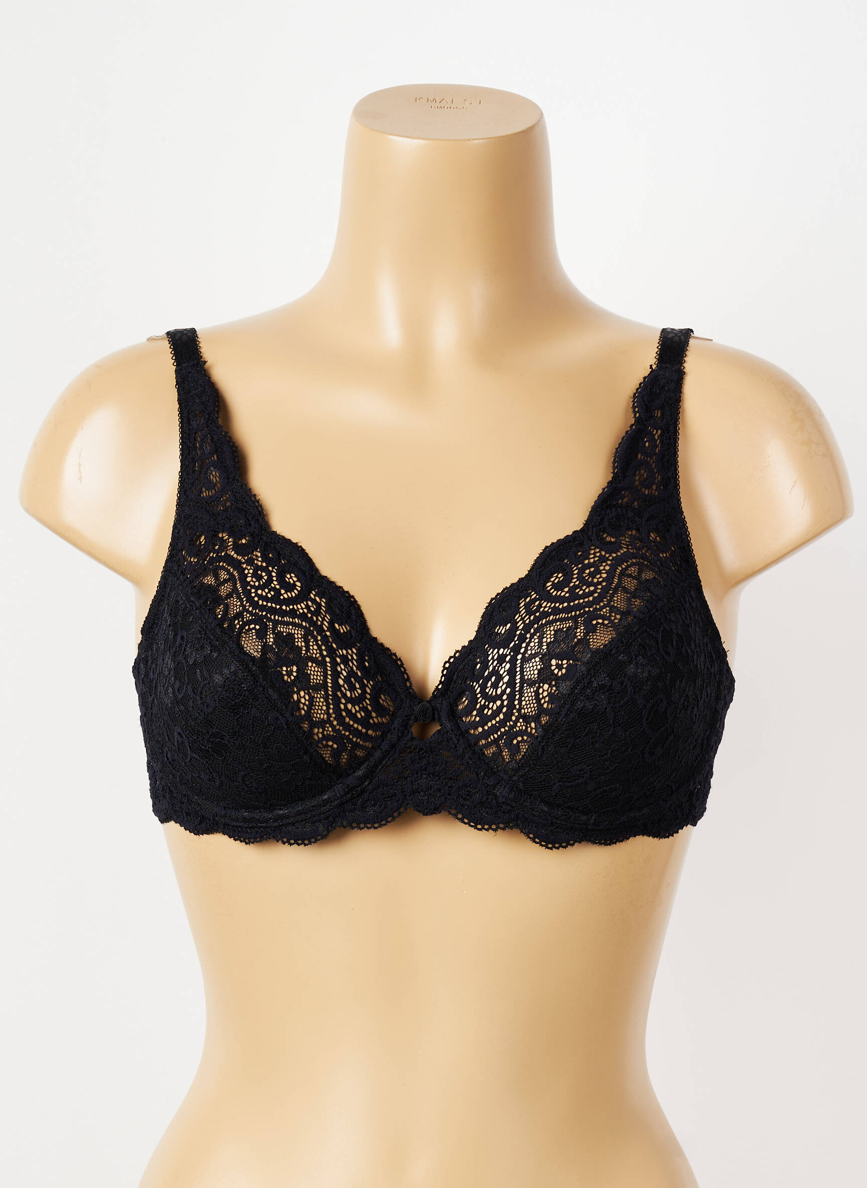 Soutien-gorge légère et transparente haut soutien-gorge emboitant noir TRIUMPH femme