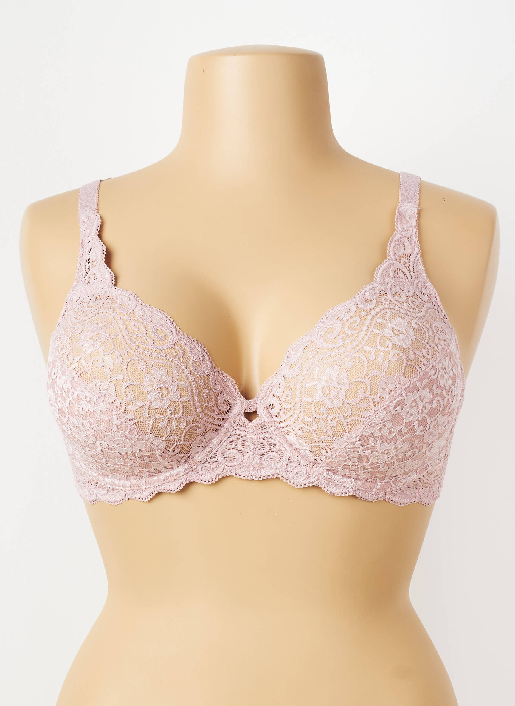 Soutien-gorge légère et transparente haut soutien-gorge emboitant rose TRIUMPH femme