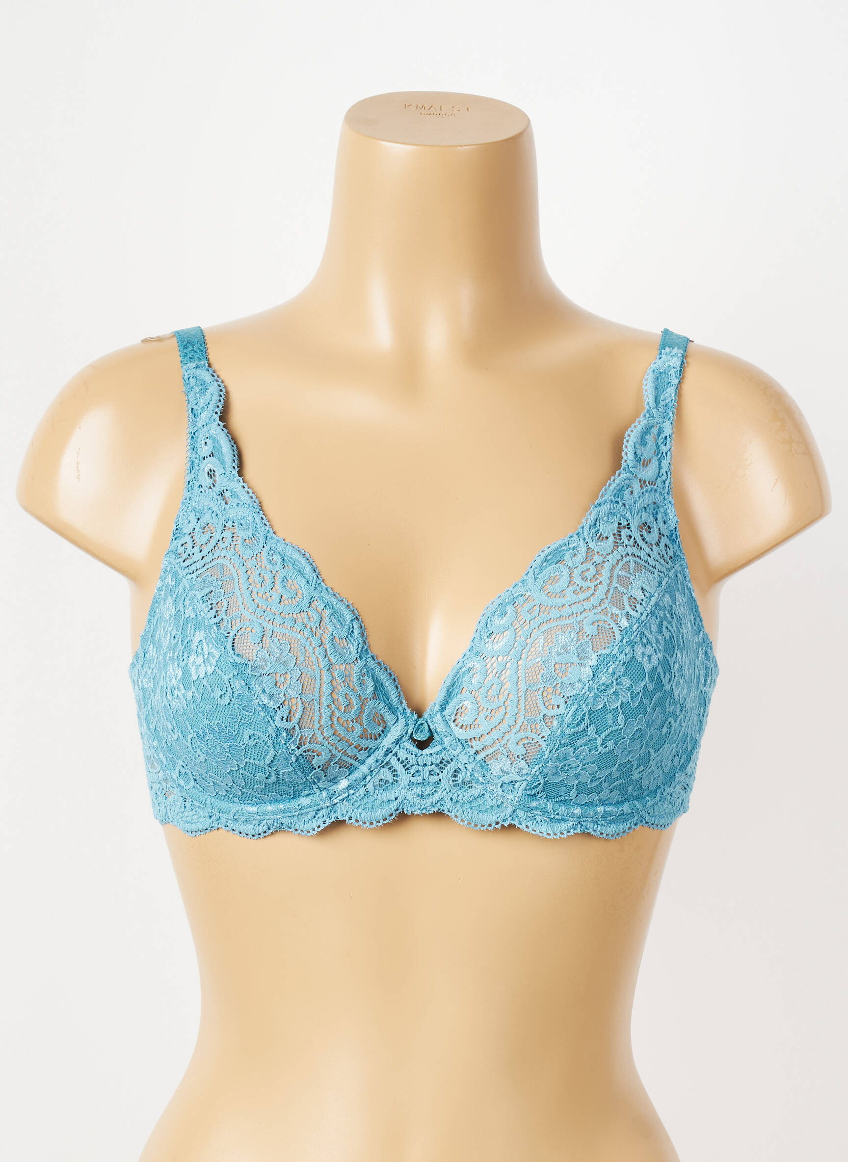 Soutien-gorge légère et transparente haut soutien-gorge emboitant bleu TRIUMPH femme