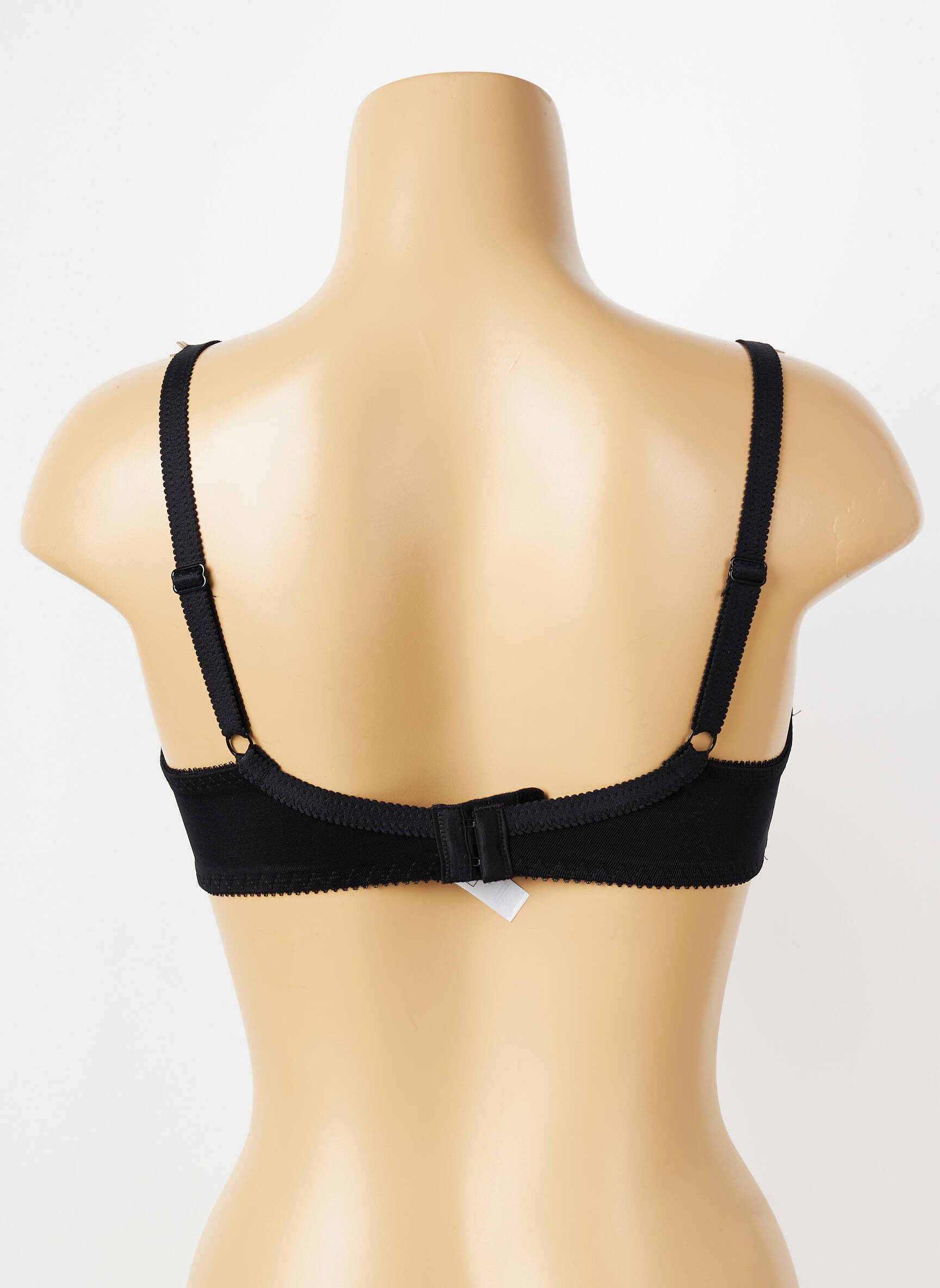 Soutien-gorge effet matière satinée haut soutien-gorge emboitant noir PIEGE femme