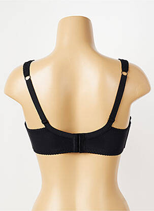 Soutien-gorge effet matière satinée haut soutien-gorge emboitant noir PIEGE femme
