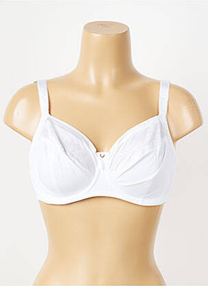 Soutien-gorge effet matière satinée haut soutien-gorge emboitant blanc FANTASIE femme