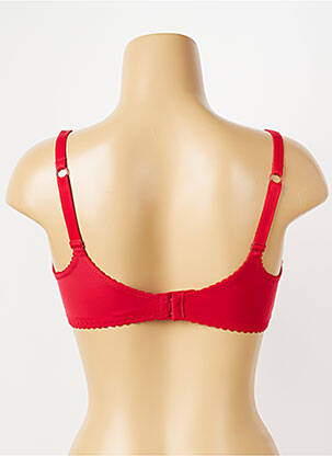 Soutien-gorge légère et transparente haut soutien-gorge emboitant rouge PIEGE femme