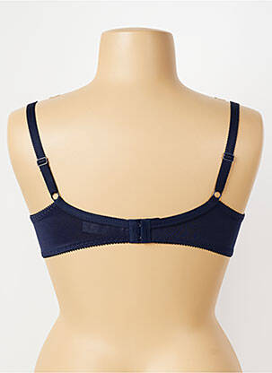 Soutien-gorge effet matière satinée haut soutien-gorge emboitant bleu PIEGE femme