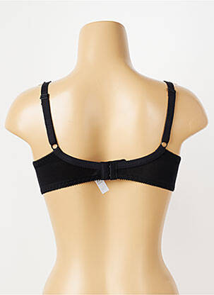 Soutien-gorge effet matière satinée haut soutien-gorge emboitant noir PIEGE femme