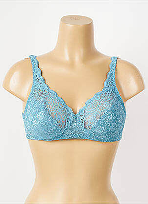 Soutien-gorge légère et transparente haut soutien-gorge emboitant bleu TRIUMPH femme