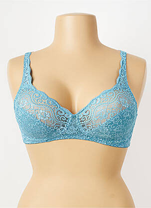 Soutien-gorge légère et transparente haut soutien-gorge emboitant bleu TRIUMPH femme