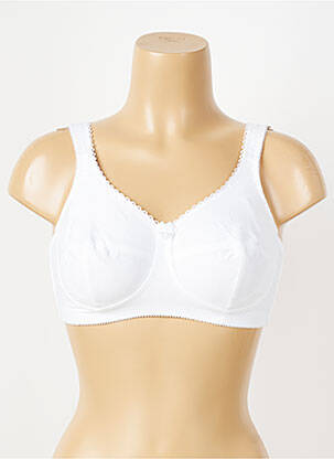 Soutien-gorge sans armature haut soutien-gorge emboitant blanc PIEGE femme