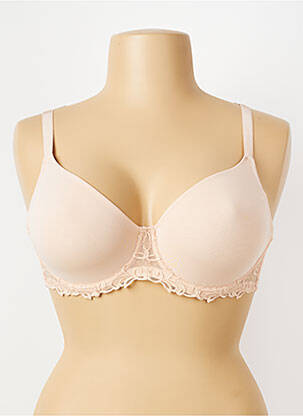 Soutien-gorge effet matière satinée haut soutien-gorge emboitant chair PIEGE femme