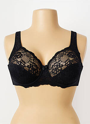 Soutien-gorge légère et transparente haut soutien-gorge emboitant noir PIEGE femme