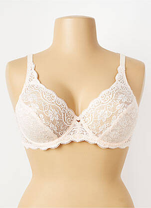 Soutien-gorge légère et transparente haut soutien-gorge emboitant rose TRIUMPH femme